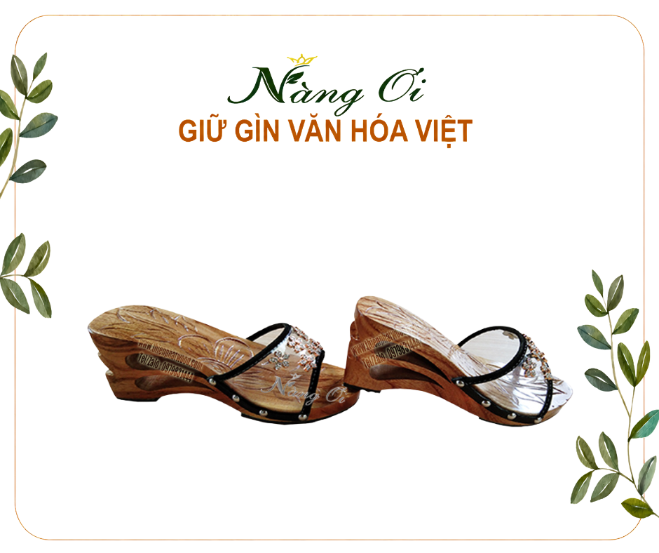 guốc gỗ nữ
